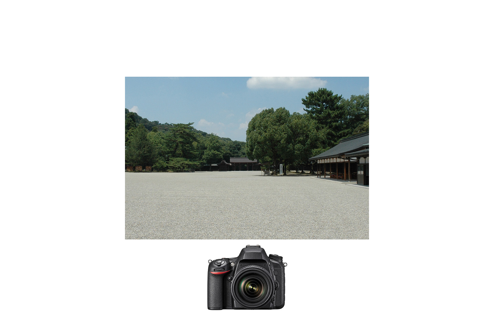 カメラで撮影したときの画角と見え方