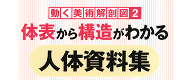 書籍「動く美術解剖図2 体表から構造がわかる人体資料集」